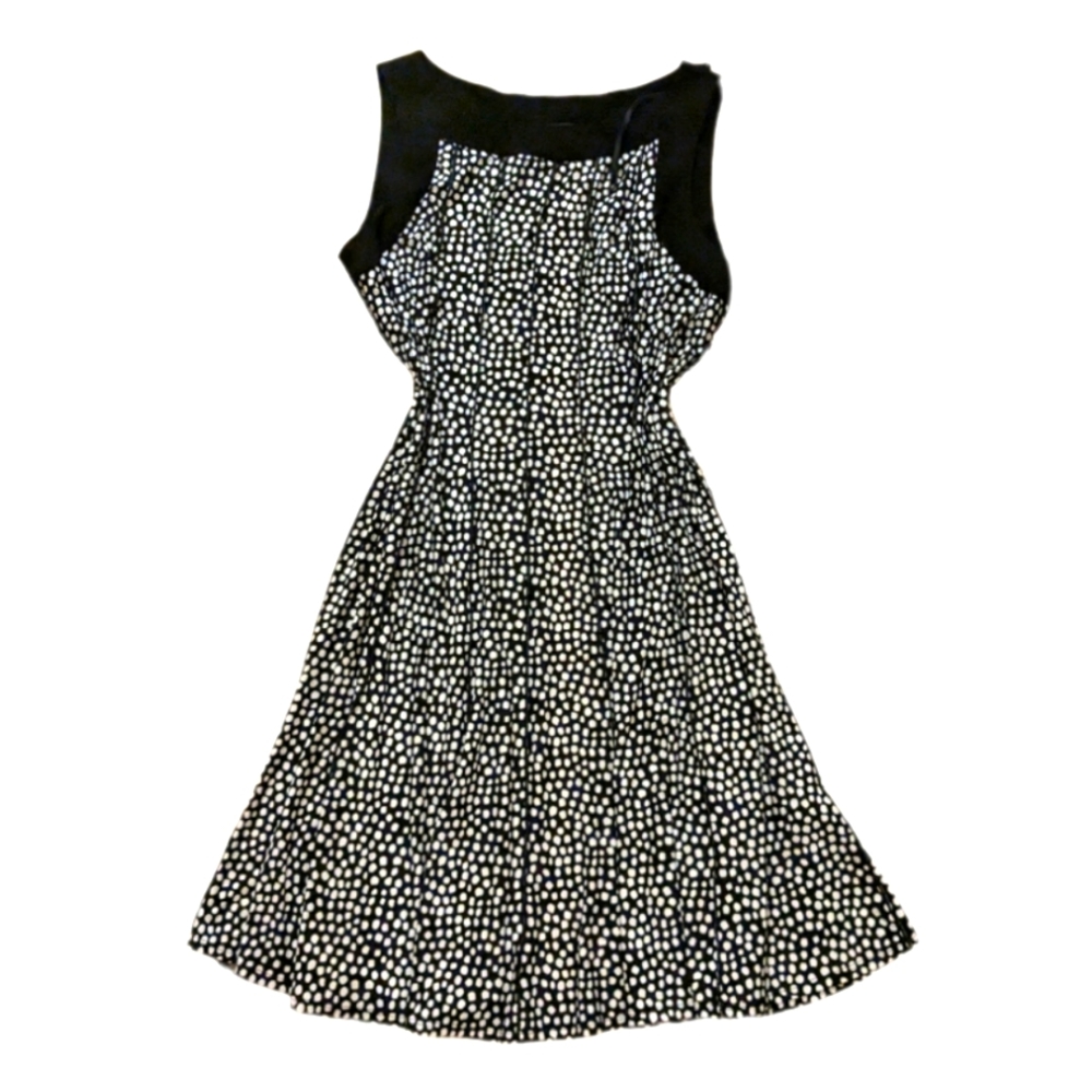 NWOT! Perceptions New York black and white polka dot Print dress, size large
